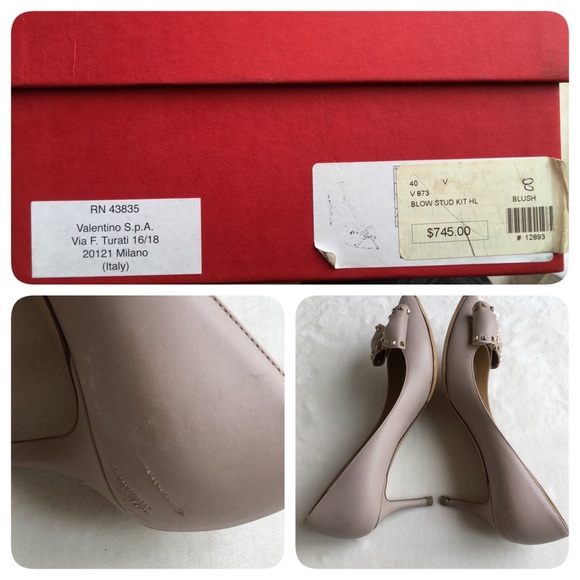 FINAL Valentino Rock Stud βBLOW STUDβ heels blush - Picture 8 of 8